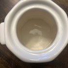 2 Pc Pfaltzgraff Heritage White Sugar Bowl EUC Lid Handles Pottery — photo 5