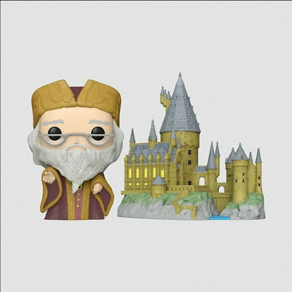 Funko Pop! Town Harry Potter Albus Dumbledore with Hogwarts Figure #27 - US