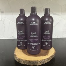 Aveda Invati Advanced Thickening Conditioner 33.8 fl oz 1L 3 Lot 2 New 1 Used