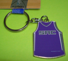 SACRAMENTO KINGS Basketball Jersey NBA Spalding Keychain - Key Ring Chain