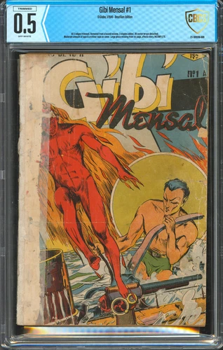 Gibi Mensal #1 CBCS 0.5 | O Globo 1941 | Brazilian Human Torch #1 Marvel Comics