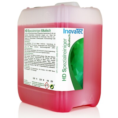 5l HD Spezialreiniger Ultraschallreiniger Konzentrat 1:100 alkalisch  pH-10,5