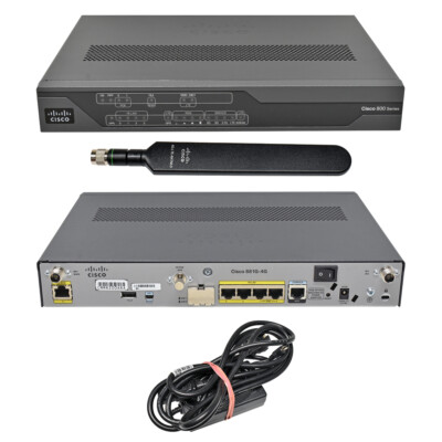 Cisco C881G-4G-GA-K9 4-Port Fast Ethernet Integrated Services Router