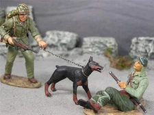 MARCH THROUGH TIMES WORLD WAR II PACIFIC AMH-02 U.S. MARINE WAR DOG & JAPANESE