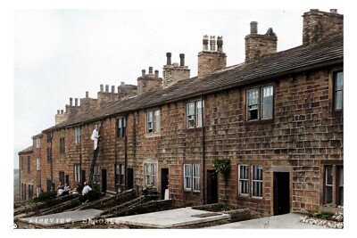COL0891 - Yorks' - Early view of Houses along Aire View in Cononley - print 6x4