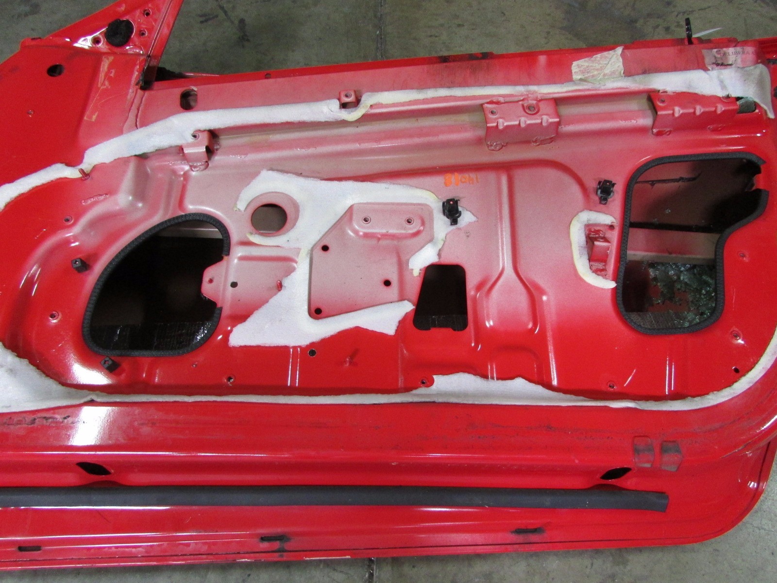 Ferrari 599 GTB, RH, Right Door Shell, Used, Burned, P/N 68058411