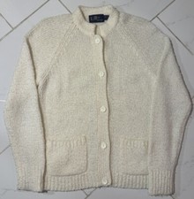 Vintage 80s LeRoy Knitwear Acrylic Knit Cardigan Sweater Medium