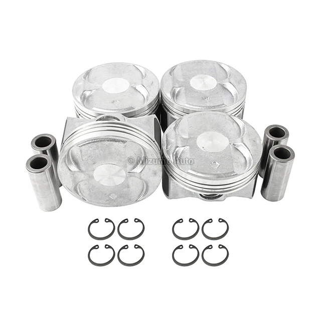 Pistons w/ Rings fit Fits 09-12 Acura Honda Civic 2.4LDOHC - Image 3 of 3