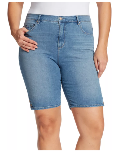 Around Slimming Effect Jean Shorts 