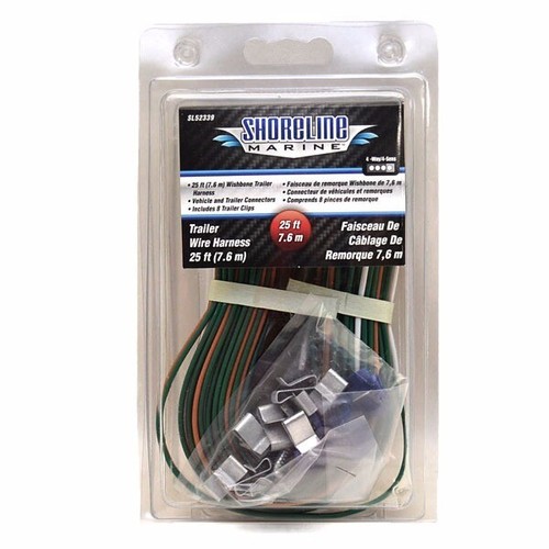 Shoreline Boat Trailer Wire Harness SL52339 4 Way Wishbone 25 Feet eBay