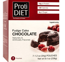 Proti Diet Chocolate Fudge Cake - High Protein for Weight Loss