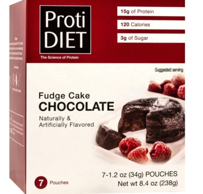Proti Diet Chocolate Fudge Cake - High Protein for Weight Loss