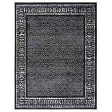 SAFAVIEH Adirondack Collection ADR110A Black / Silver Rug