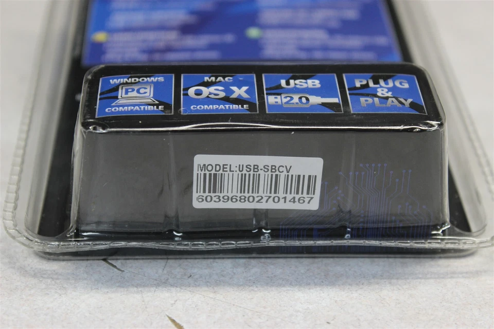 Sabrent USB Stereo 3D Sound Adapter USB-SBCV - Image 3 of 3