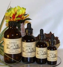 GINKGO BILOBA Ginko TCM Organic Folk Remedy Tincture ~