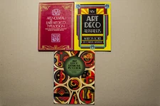 3 Dover Clip-Art Books – Art Nouveau & Art Deco – Type & Pattern COPYRIGHT FREE 