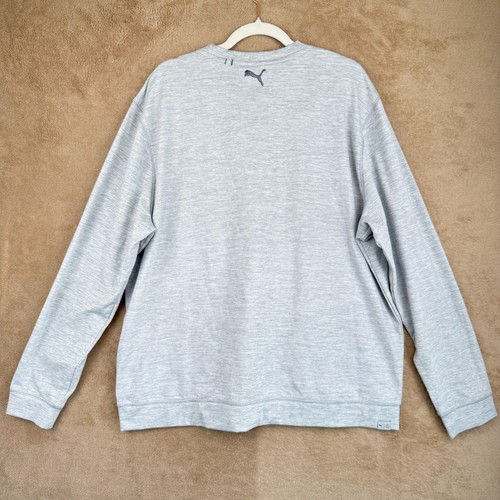 Maglione PUMA Cloudspun Uomo XL Grigio Erica Love Golf Girocollo Elasticizzato Felpa - Foto 6 di 17