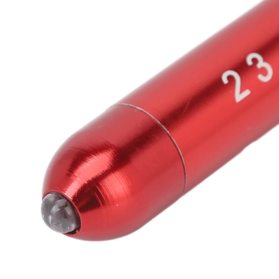 (Red) LED Pen Light 50mm Scale Portable Acrylic Pen Light Ball Bubble For eBay