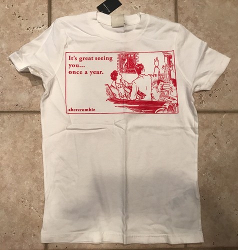 NWT Abercrombie Boys Large SS Great 