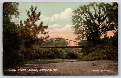 Butler Missouri~Bow-String Bridge Over the Miami River~Early Autumn ...
