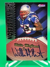 Willie McGinest 1997 Pro Line II Scoreboard Auto Patriots Autograph On Card