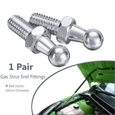 2pcs 10mm M6 M8 Boot Bonnet Gas Strut End Fitting Connector Ball Screw Bolts