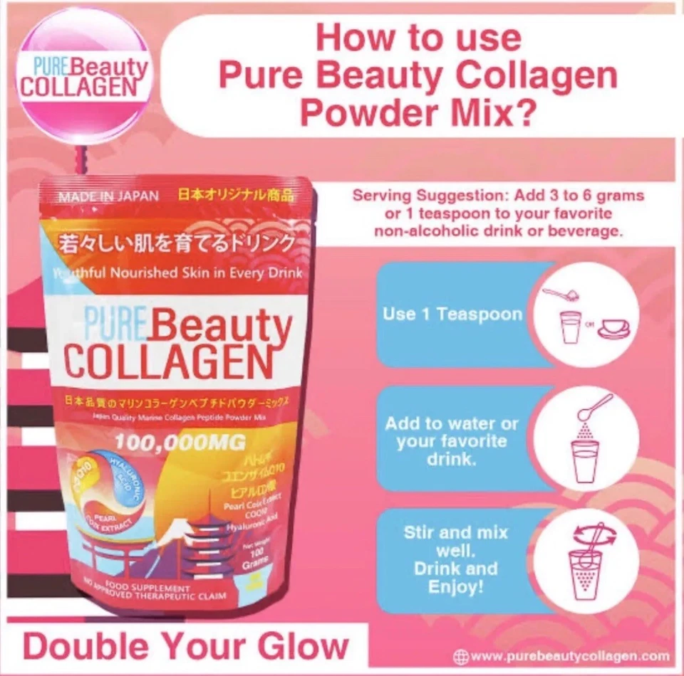 Luxcent Capsules and Pure Beauty Collagen 100,000mg COMBO - Image 2 of 4