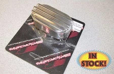 Billet Specialties 20950 Ribbed Oval Valve Cover Breather w/1-1/4? - Polished