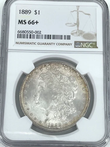 LOOK---1889 NGC MS 66+ Morgan Silver Dollar