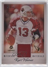 2023 Panini Luminance Vintage Materials Gold 41/50 Kurt Warner #VM-10 HOF n0c
