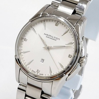 Hamilton Jazzmaster Viewmatic 4P Diamond Auto 34mm Round H323150 Woman's Watch
