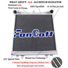 2 Rows Left Side Radiator For PORSCHE 911/996/BOXSTER/986 1997-07 1998 UK