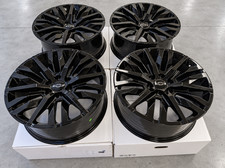 22 Black Wheels Rims Fits On Chevy Silverado Tahoe Suburban Set 4 New 22 Black Wheels Rims Fits On Chevy Silverado Tahoe Suburban Set 4 New