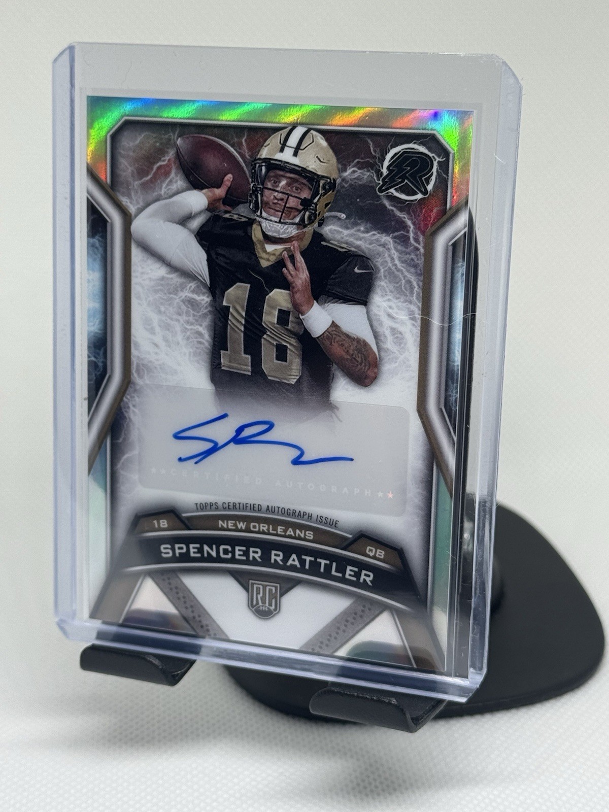 2024 Topps Resurgence - Rookie Signatures Spencer Rattler #RRS-SR (AU, RC)