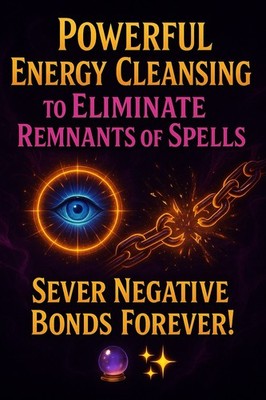  ️ Powerful Energy Cleansing to Eliminate Remnants of Spells   