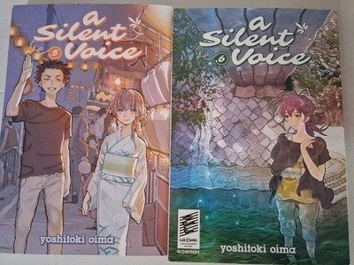 Lot of 2 Manga A Silent Voice 5 and 6 Paperback Books