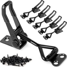 6 Pack Adjustable Toggle Latch Clamp, Upgraded Clamp Black