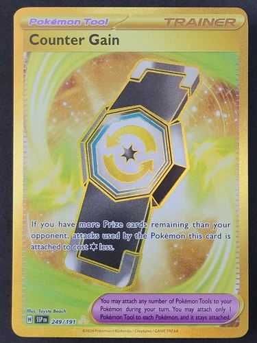 LP Counter Gain 249/191 Hyper Rare Surging Sparks Pokemon TCG