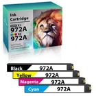 972A Ink Cartridge for HP 972A BCMY PageWide 377dw Pro 477dw MFP 577dw 577z LOT