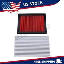 2PCS Engine Air Filter and Cabin Air Filter For Nissan Sentra 2013-2019