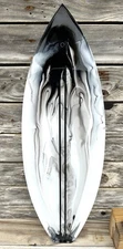 Mini Surfboard Epoxy Wall ART.  Handmade Layered Epoxy. Abstract Design SURF ART