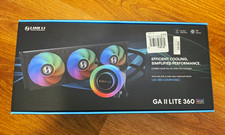 Lian Li GA II LITE 360 RGB 360mm AIO Liquid CPU Cooler Black LGA1700 AM5