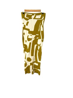 New Micas Olive Green Sleeveless Halter Dress Size Small