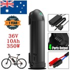 AU 36V10ah 250W 350W Li-oin E-bike Bottle Battery Kit fr Power Electric Bicycle