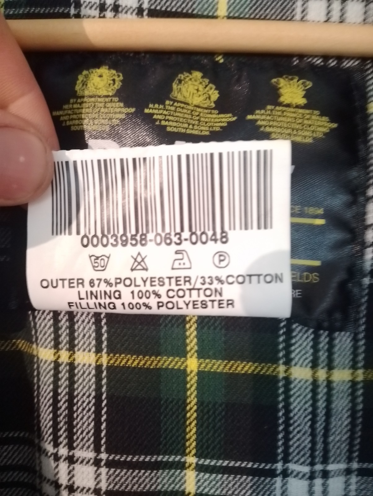 Barbour Men's Trekker Padded Gilet Medium Green Waist Coat Body Warmer Jacket M image 5