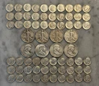 $10 Face Value 90% Silver Franklin, Walking Liberty, and Roosevelt Dime