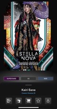 DIGITAL TOPPS WWE SLAM Kairi Sane COSMIC CHROME 25 SUPER RARE STELLA NOVA Read