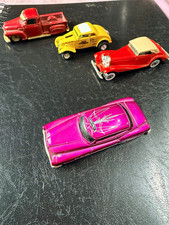 Hot Wheels Lot of 4 La Troca So Fine Mercedes 540K Hot Rod Loose Diecast 1:64
