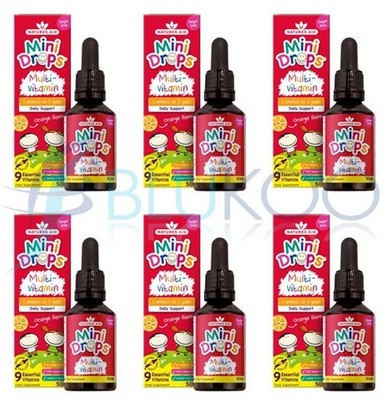 Natures Aid Multi-Vitamin Tropfen - 50ml (6er Pack)
