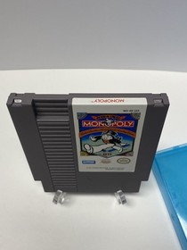 1991 Monopoly Nintendo NES Game Cartridge & Case Tested Working Great Condition